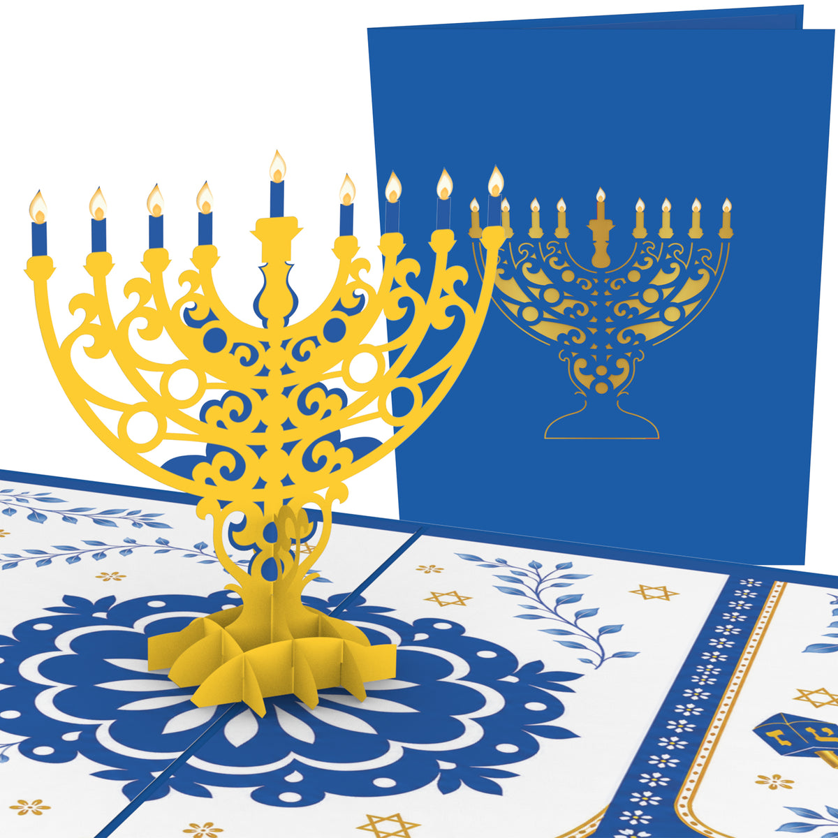 Hanukkah Menorah Pop Up Card