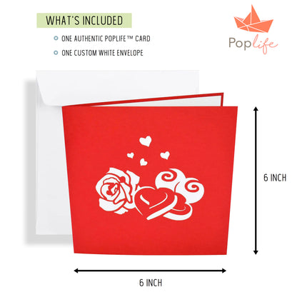 Red Roses and Chocolates Pop Up Card