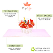 LOVE Basket Pop Up Card
