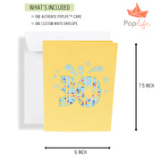 30th Birthday - Anniversary Pop Up Card