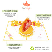 50th Birthday - Anniversary Pop Up Card