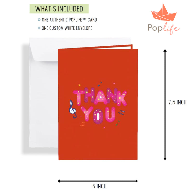 Thank You Pop Up Card
