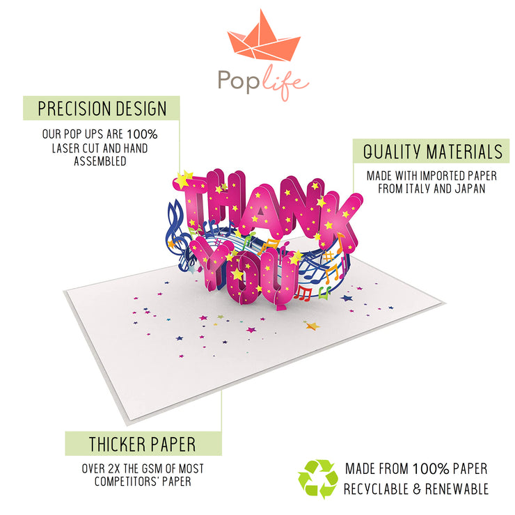 Thank You Pop Up Card