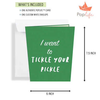 Naughty Pickle Pop Up Card