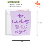 Mom's Financial Burden Pop Up Card