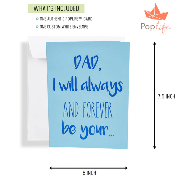 Dad's Financial Burden Pop Up Card