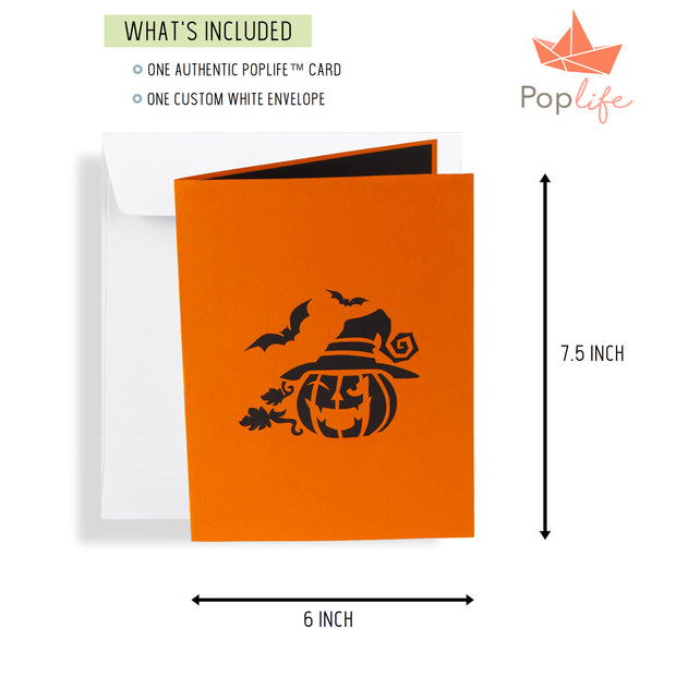 Spooky Halloween Pumpkin Pop Up Card