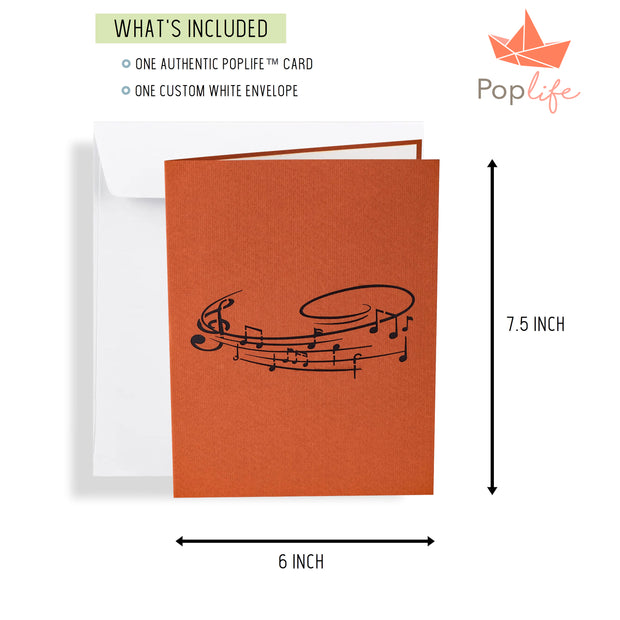 Violin Musical Instrument Pop Up Card