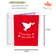 Sending Love Pop Up Card