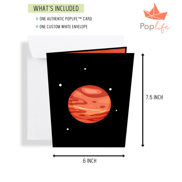 Astronaut on Mars Pop Up Card