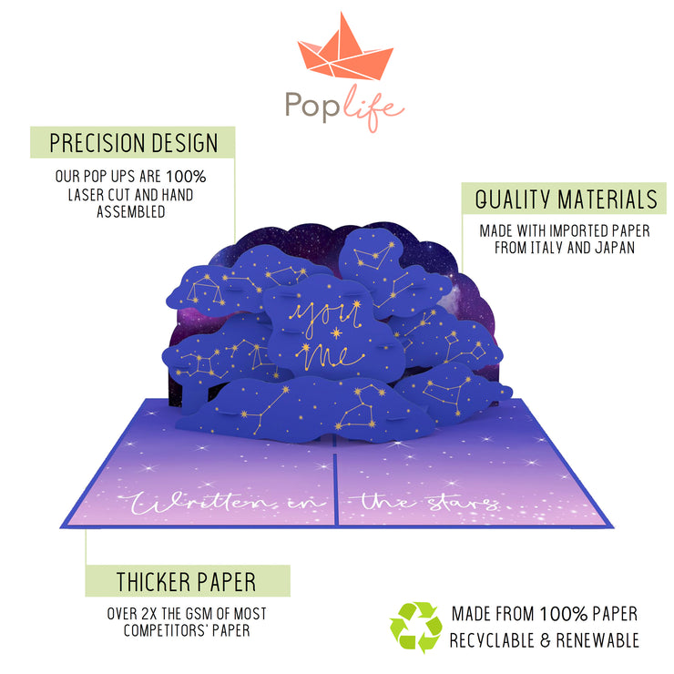 Written in the Stars Pop Up Card