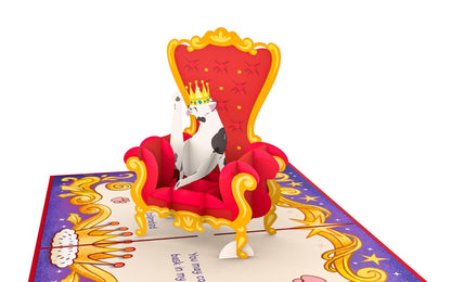 Royal Cat Pop Up Card