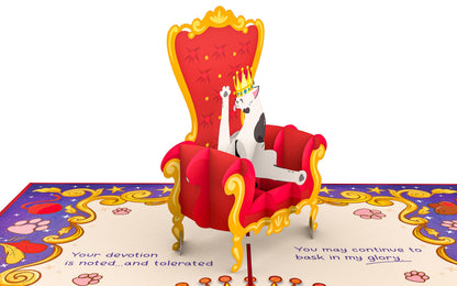 Royal Cat Pop Up Card
