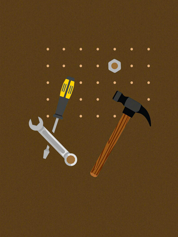 #1 Dad Toolbox Pop Up Card