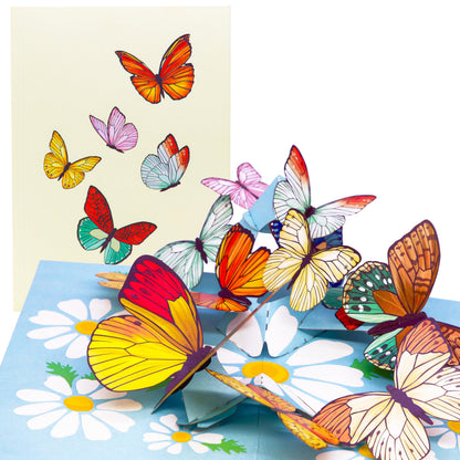 Spring Butterflies Pop Up Card