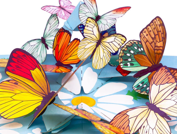 Spring Butterflies Pop Up Card