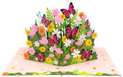 Flower Garden Pop Up Card