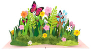 Flower Garden Pop Up Card
