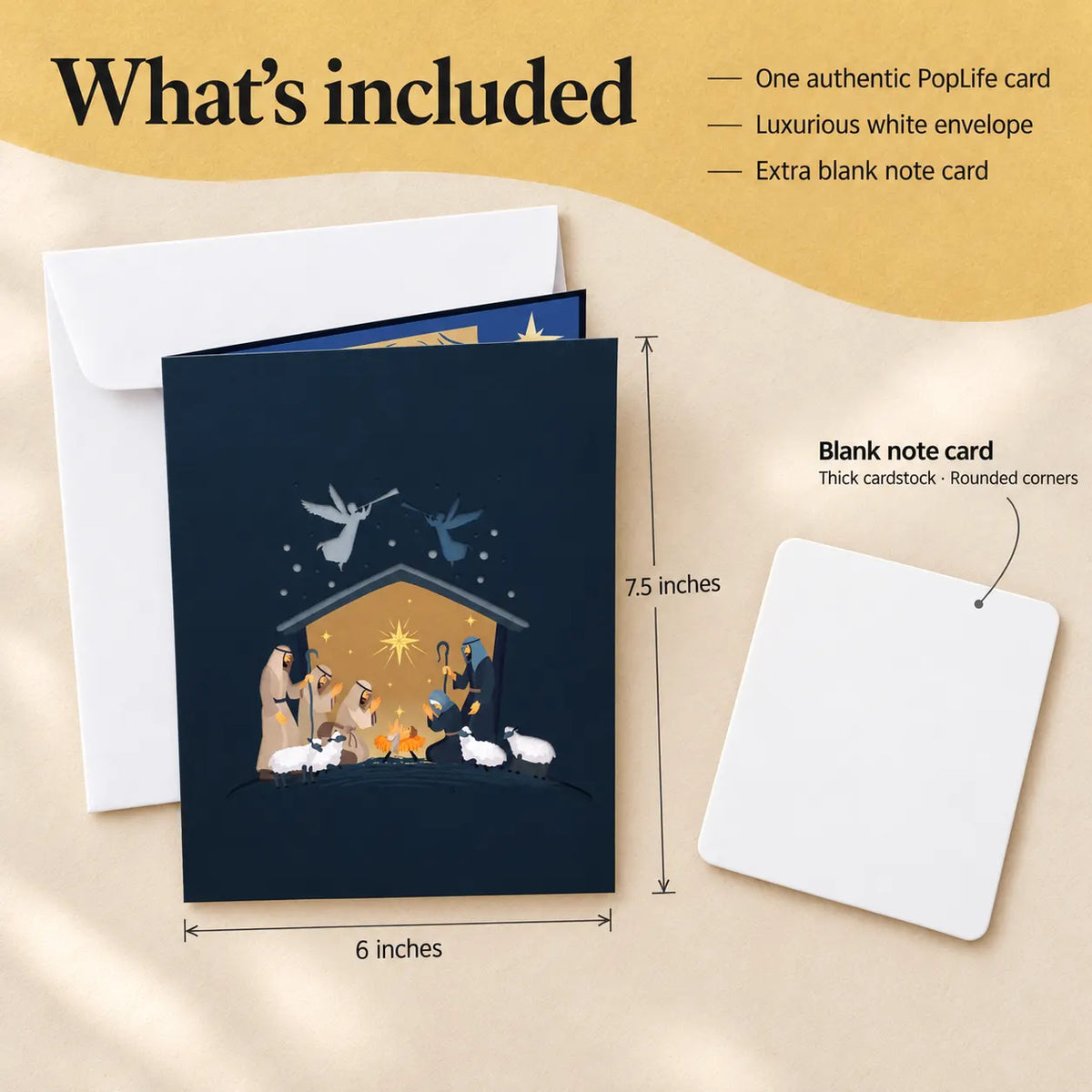 Nativity Scene Pop Up Card