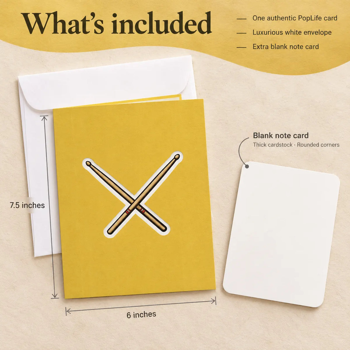 Drum Kit Pop Up Card