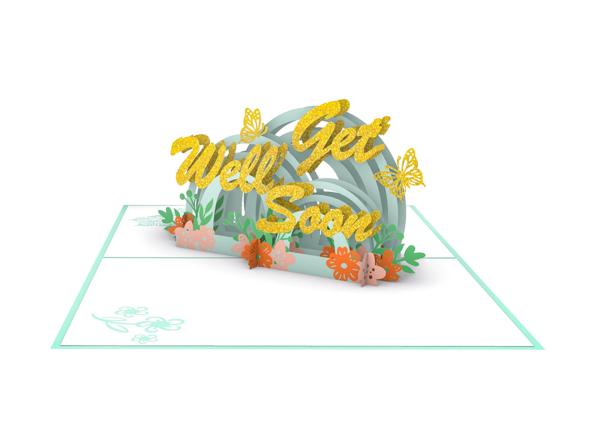Get Well Soon Pop Up Card
