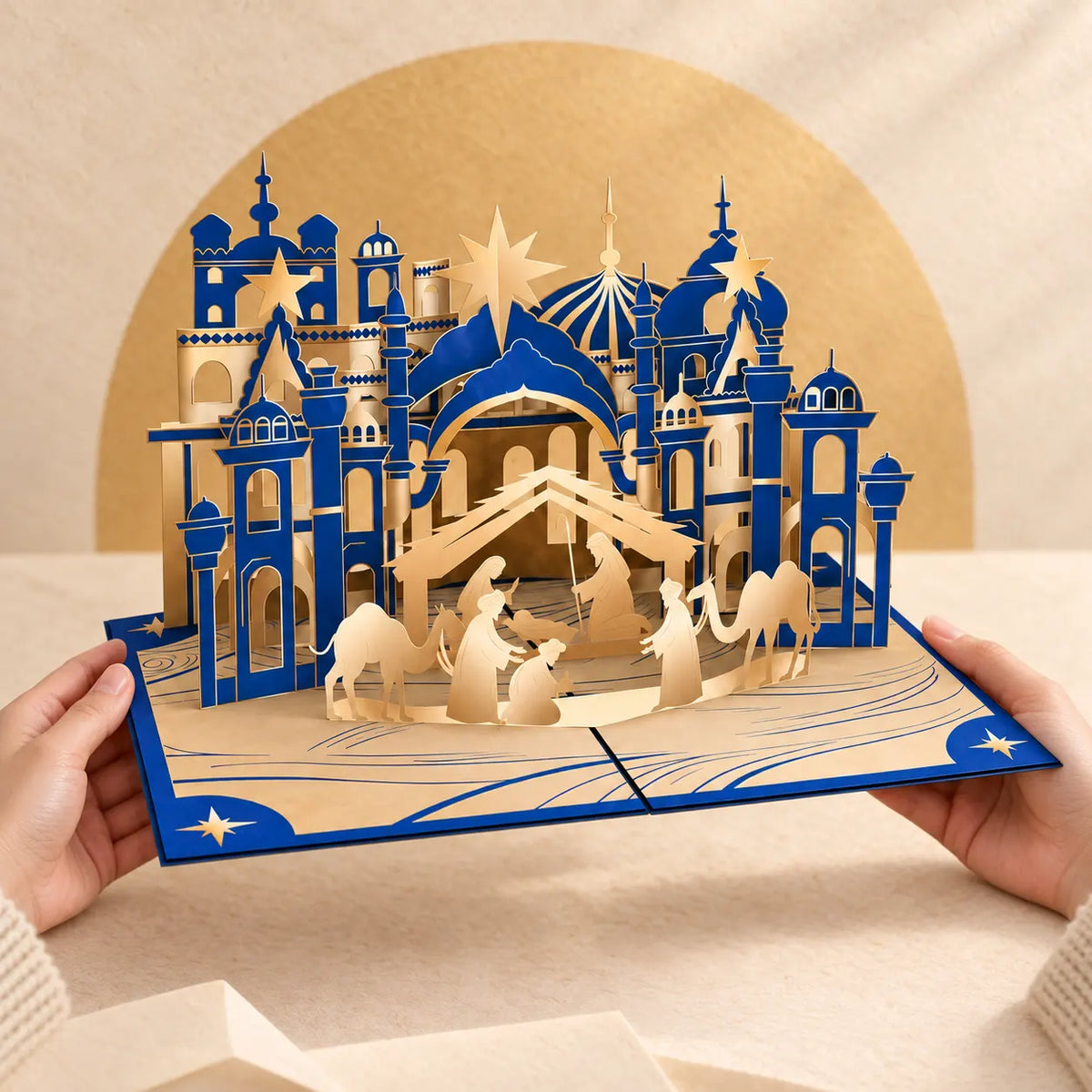 Nativity Scene Pop Up Card