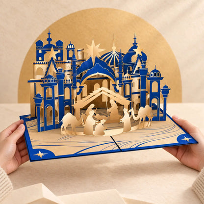 Nativity Scene Pop Up Card