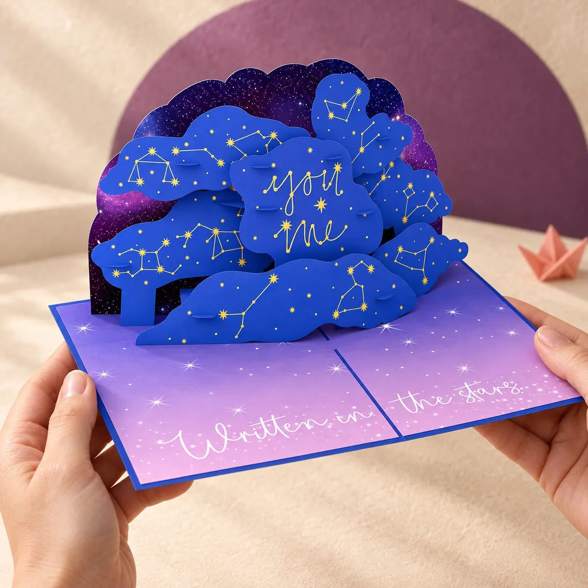 Written in the Stars Pop Up Card