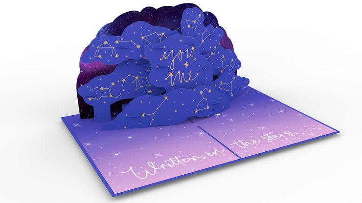 Written in the Stars Pop Up Card