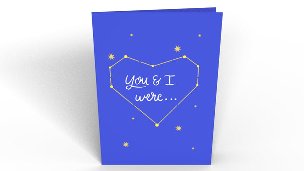 Written in the Stars Pop Up Card
