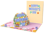 Floral Happy Mother's Day Pop Up Card