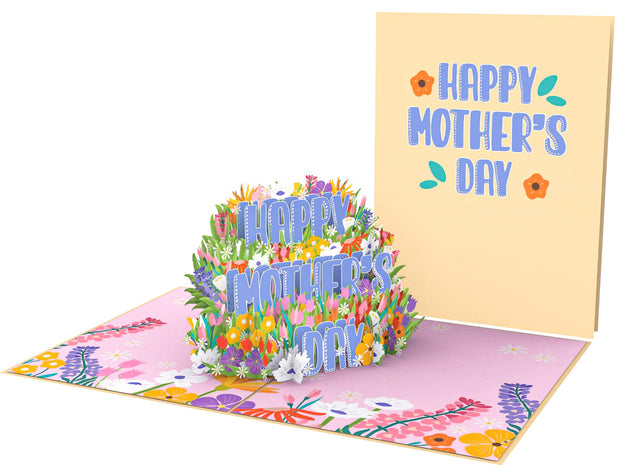 Floral Happy Mother's Day Pop Up Card