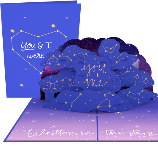 Written in the Stars Pop Up Card
