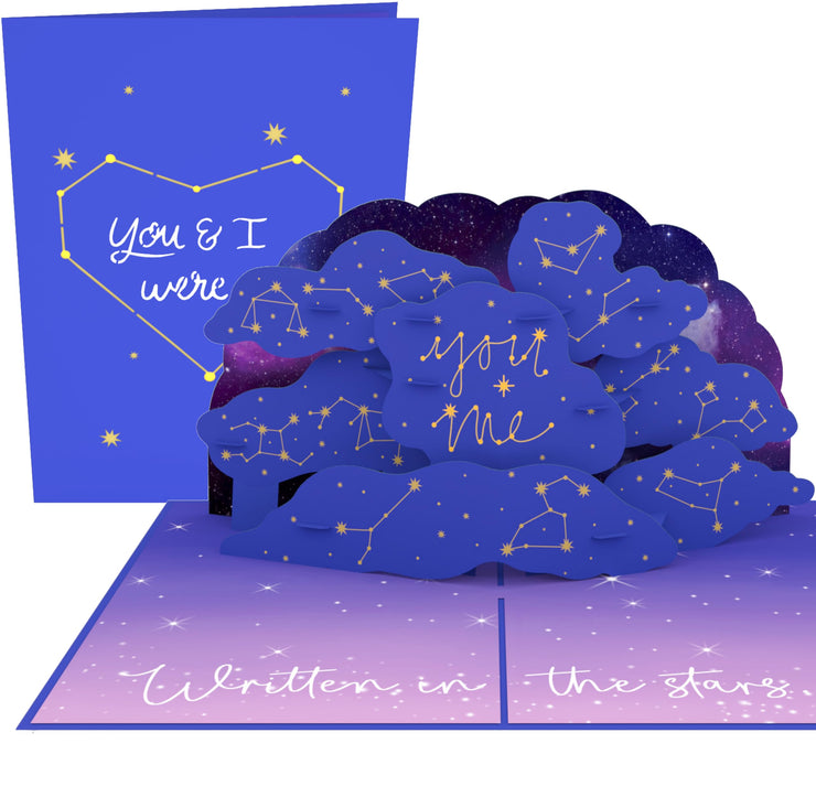 Written in the Stars Pop Up Card