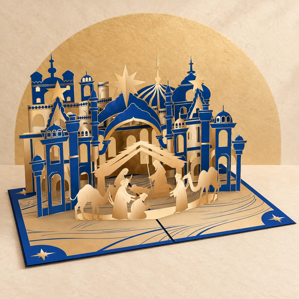 Nativity Scene Pop Up Card