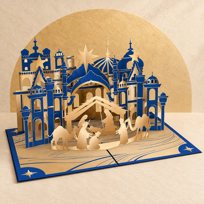 Nativity Scene Pop Up Card