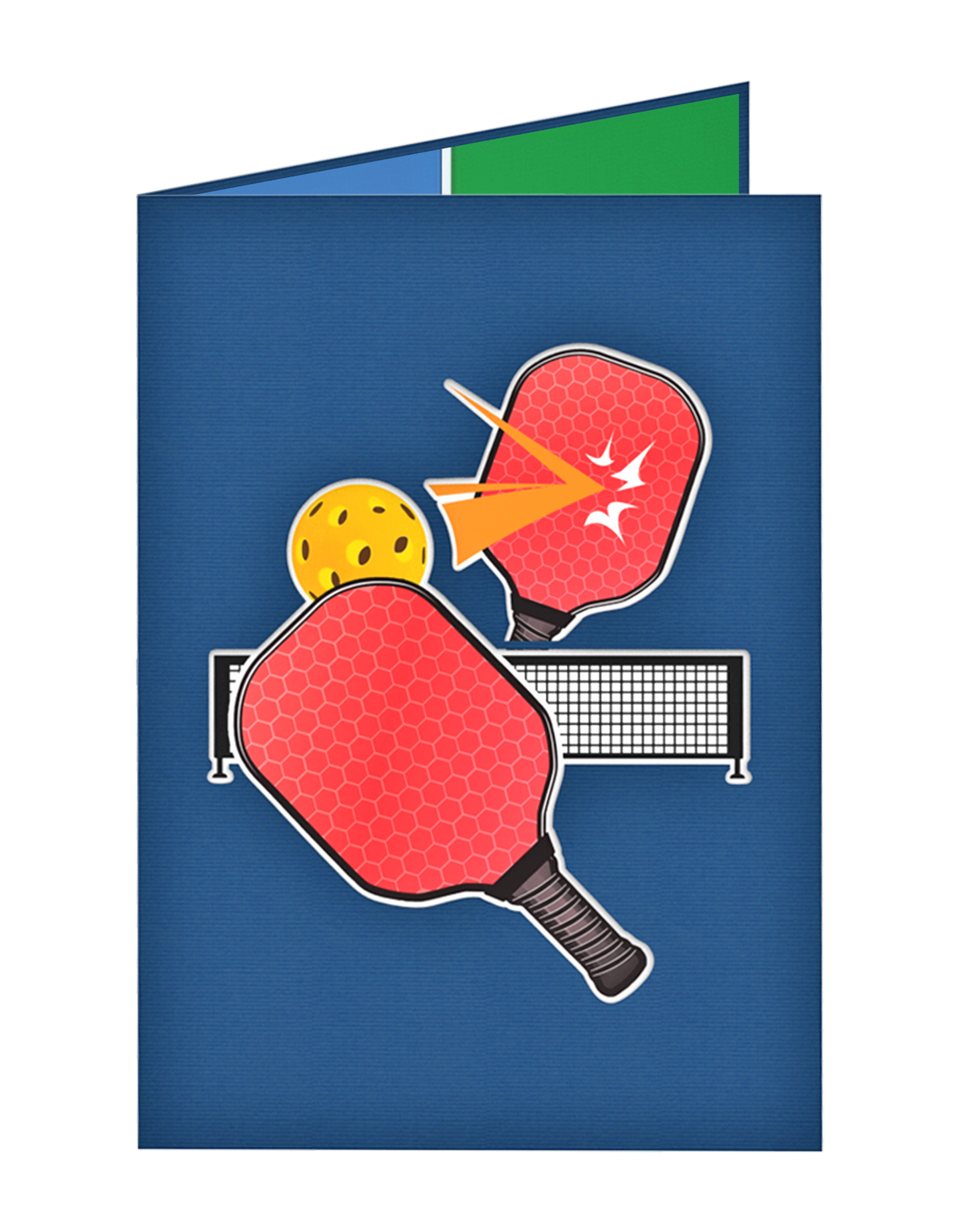 Pickleball Pop Up Card