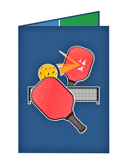 Pickleball Pop Up Card