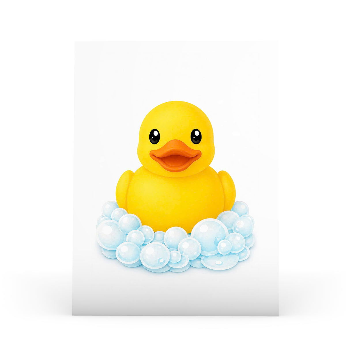 Yellow Rubber Ducky Pop Up Card