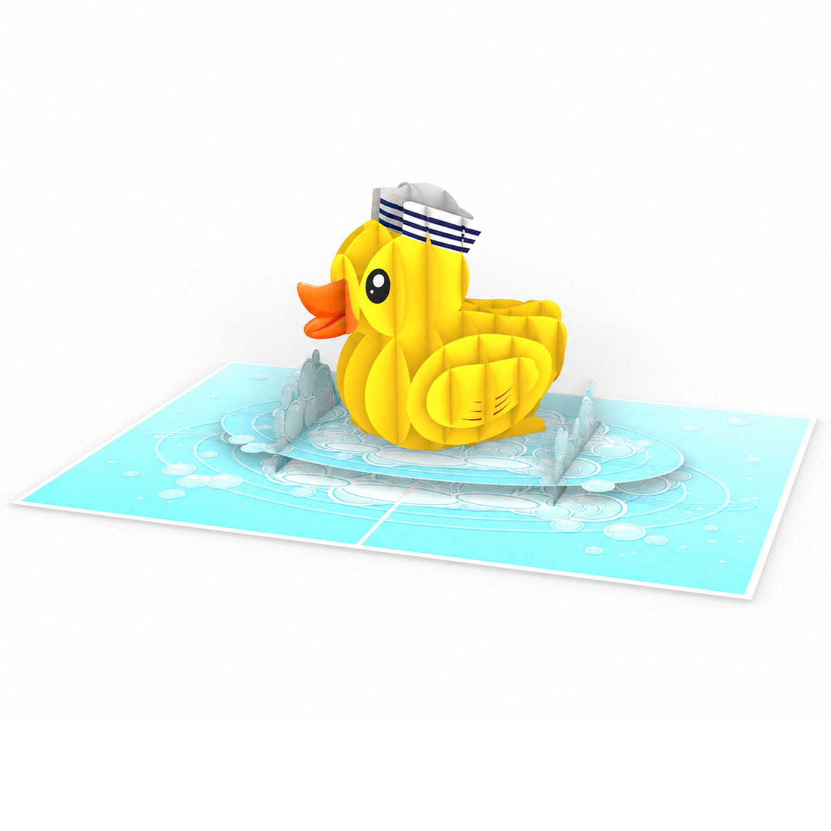 Yellow Rubber Ducky Pop Up Card