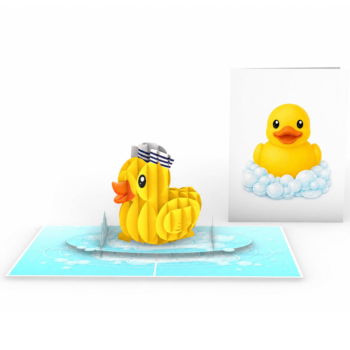 Yellow Rubber Ducky Pop Up Card