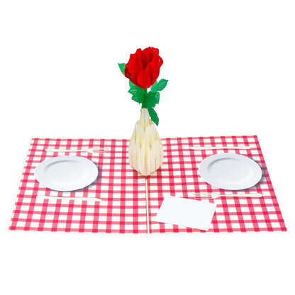 Romantic Date for Two Pop Up Card