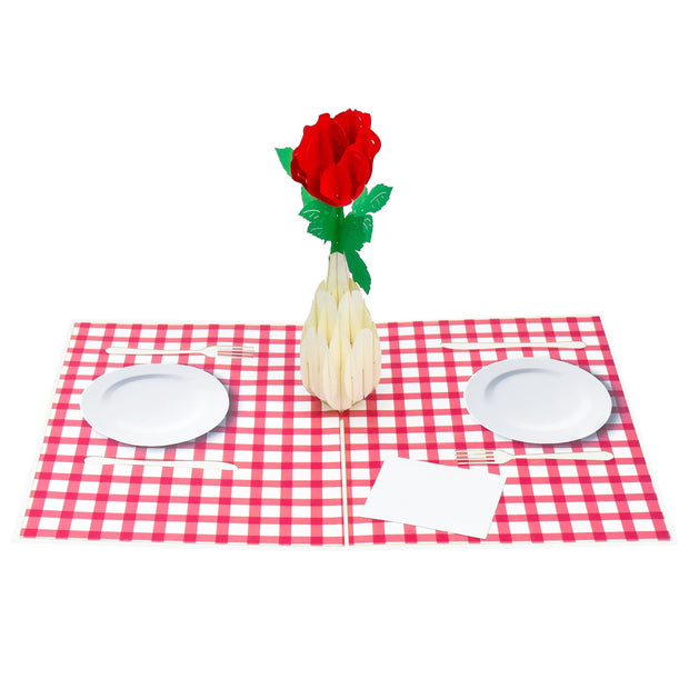 Romantic Date for Two Pop Up Card