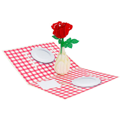 Romantic Date for Two Pop Up Card