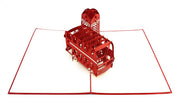 London Bus & Telephone Box Pop Up Card