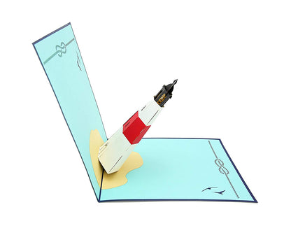 Lighthouse Island Pop Up Card