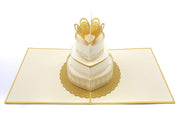 Wedding Cake Pop Up Wedding Card