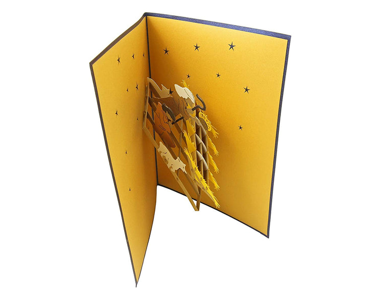 Nativity Manger, Birth of Jesus Pop Up Card