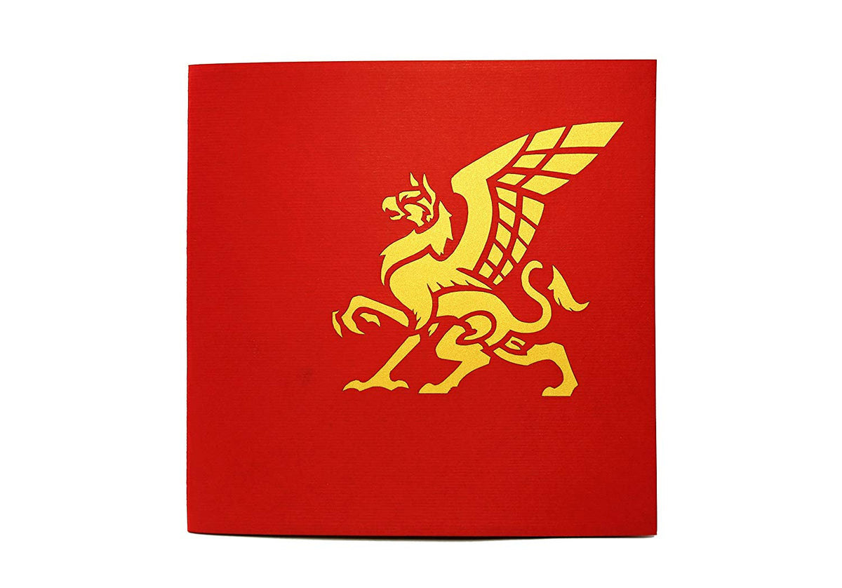 Magical Griffin Pop Up Card