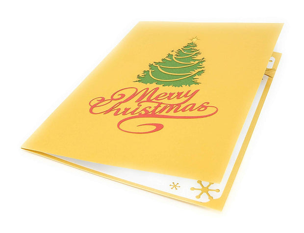 Christmas Tree in Town Square Pop Up Card